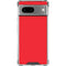 Red Google Pixel 7a Clear Case